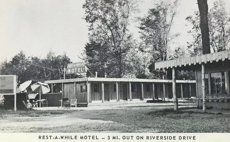 Rest-A-While Motel - Postcard